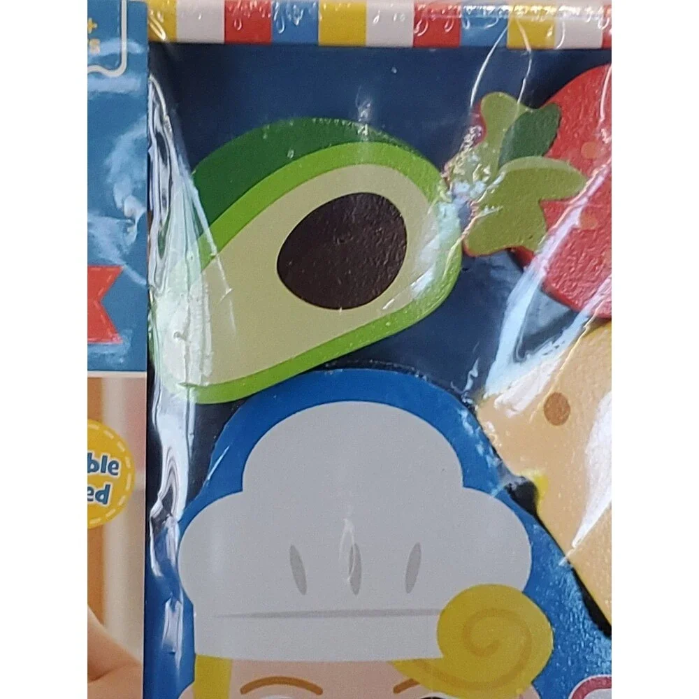 Little Tikes Stack & Balance Wood Chef‎ Set (8 Pieces) (2+years) Brand New Toy